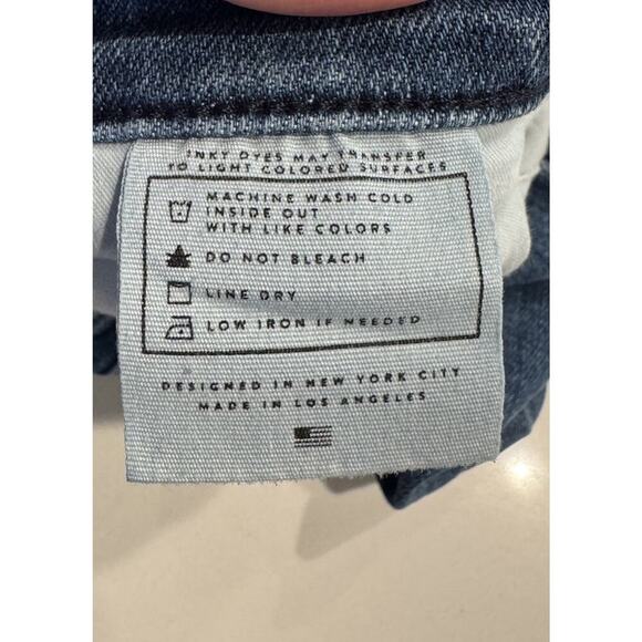 AYR Women’s The Pop Jeans Size 28S Short Ankle Frayed Hem Denim - Picture 7 of 10